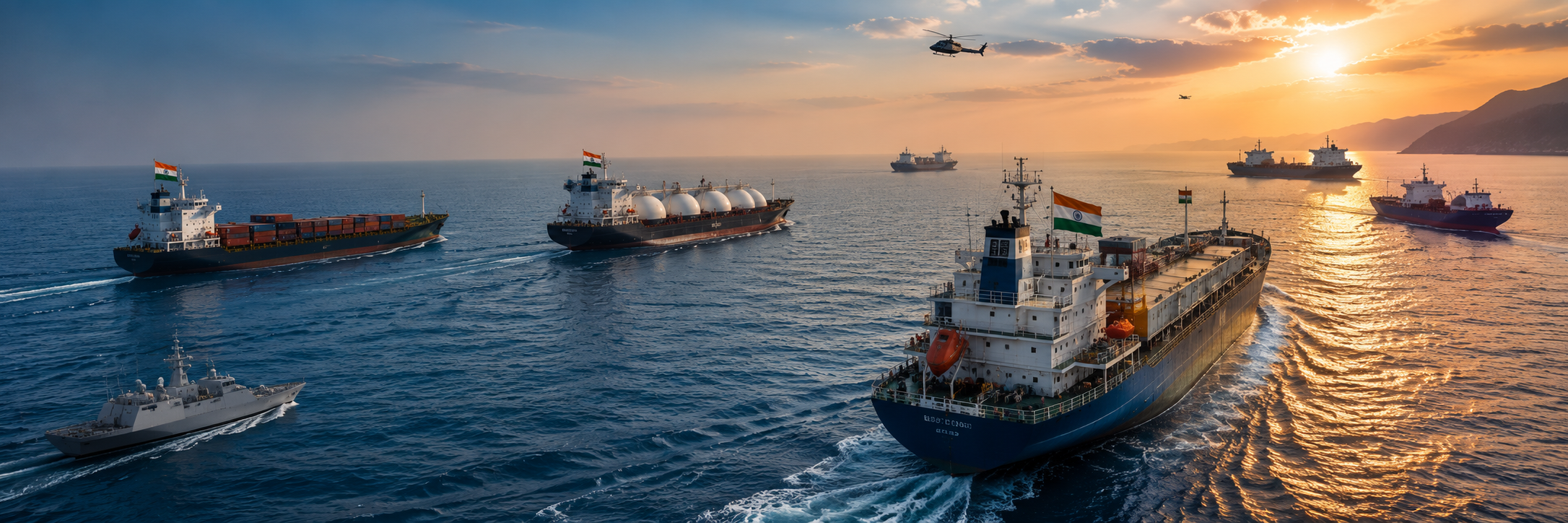 Seven Indian-Flagged Merchant Ships Remain Intact Inside Volatile Persian Gulf Basin